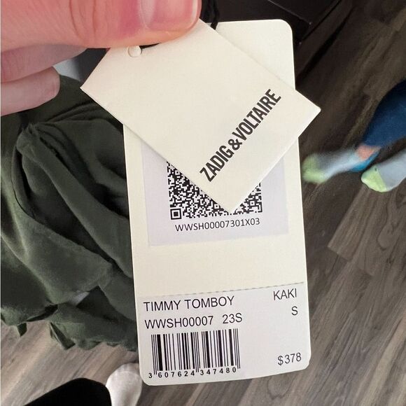 NWT ZADIG & VOLTAIRE TIMMY TOP, - Picture 4 of 13